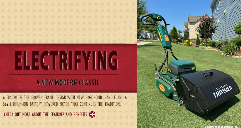 The Crossover Battery-Electric Reel Mower